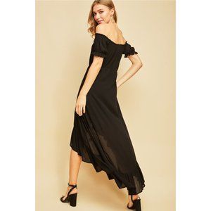 white mini dresses Alsace Embellished Square Neck Dress in Black Party Dresses Size:Pre-order Size 9-10 SORT|050